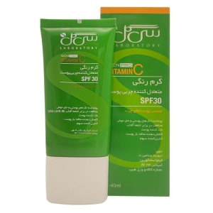 کرم رنگی متعادل کننده چربی پوست SPF30 سی گل
